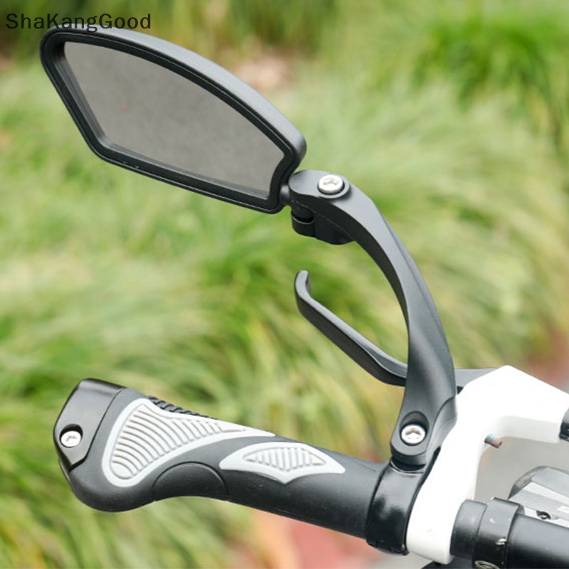 Kaca Spion Sepeda Selip Jangkauan Luas Adjustable Sudut Reflektor Scooter Sepeda SKK