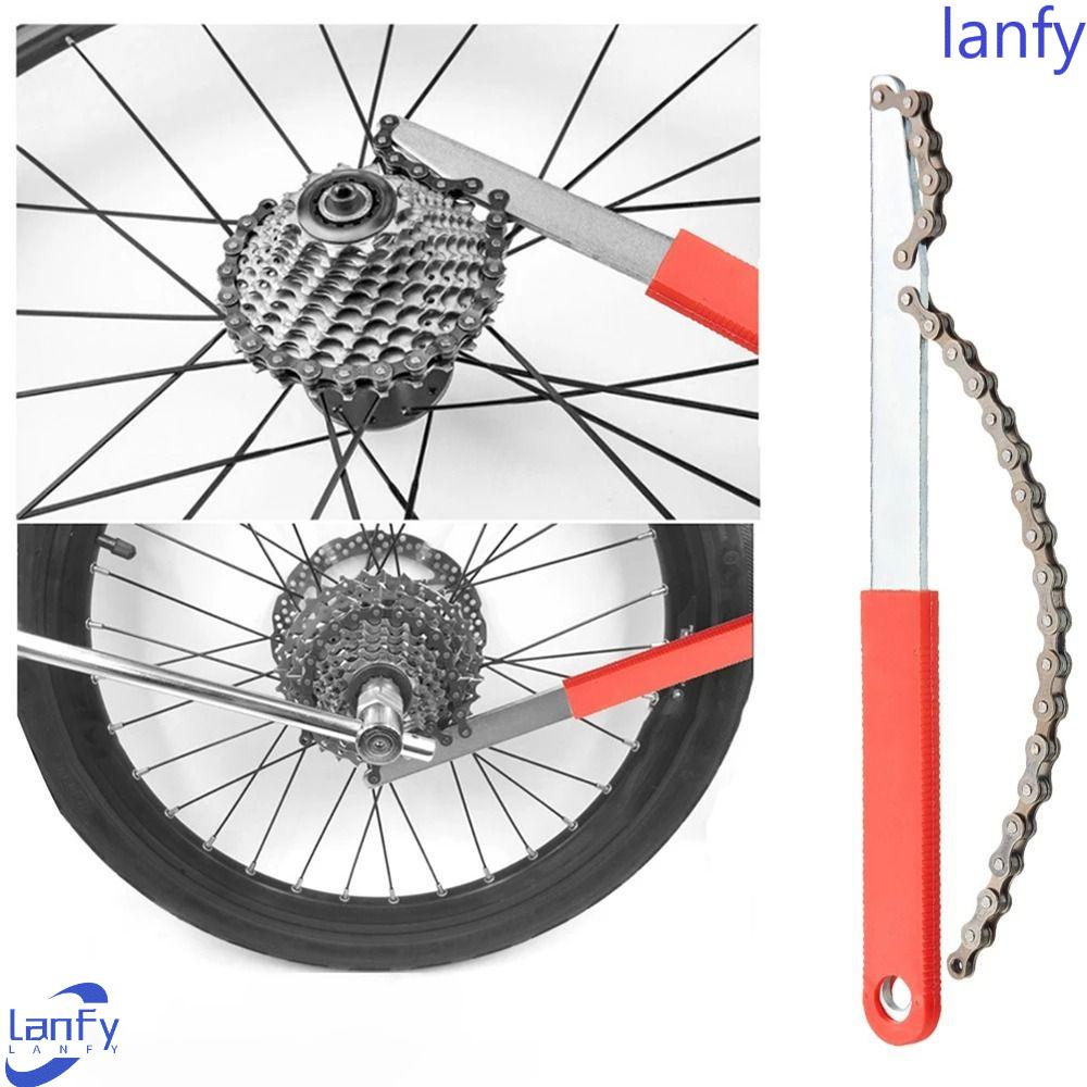 Lanfy Flywheel Removal Wrench MTB Rantai Sepeda Bike Repair Tool Kaset Sprocket Sprocket Remover Alat Pelepas Cambuk Rantai Sepeda