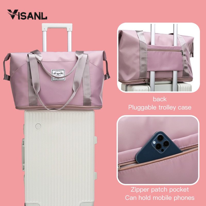 PORTABLE GYM BAG / TAS FITNESS / TAS HAND CARRY/TAS TRAVEL BESAR ANTI AIR  VS-126