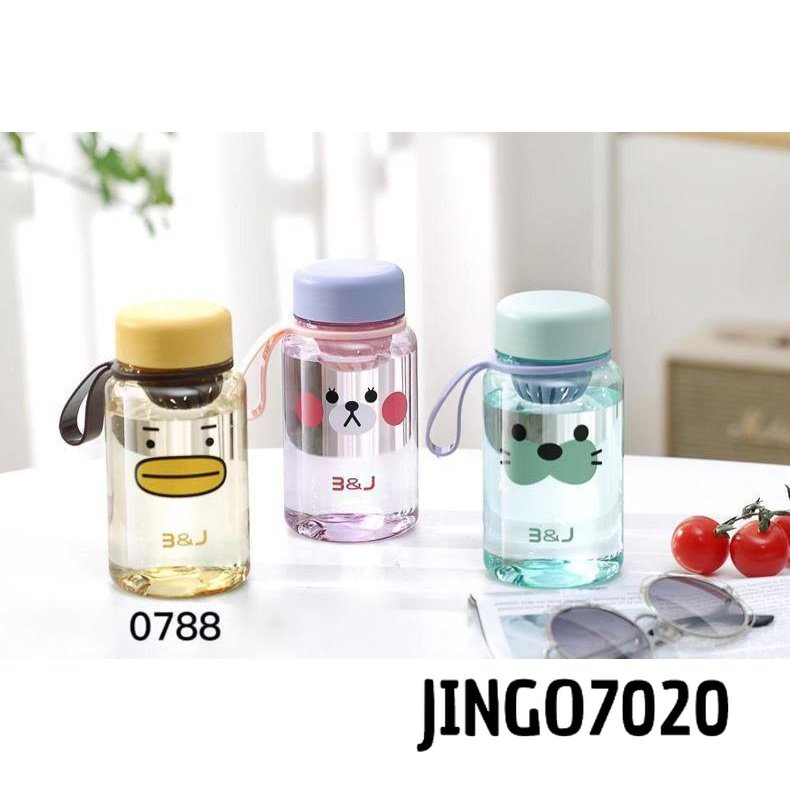 [JINGO] - Botol Minum Aesthetic Water Bottle Tumbler Minum Estetik Botol Minuman Plastik Berkualitas Cantik Premium Botol Minum Kantor Se