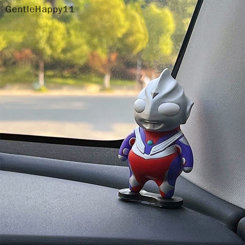 Gentlehappy 9cm Q version Ultraman Tiga Obesitas Tokoh Anime PVC Angka Lucu Model Koleksi Boneka Mainan Hadiah Anak Mobil Dekorasi id