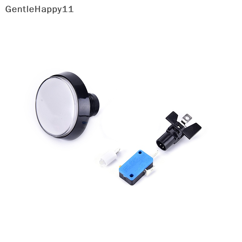 Gentlehappy Lampu LED 60mm Bulat Besar Arcade Video Game Player Push Button Switch Lamp id