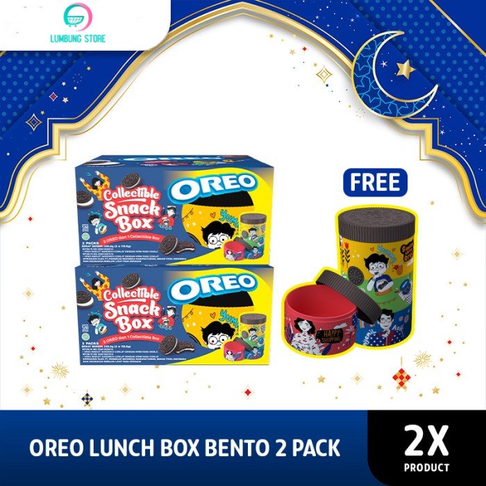 

Oreo Bento Box Biskuit 247g - Twinpack