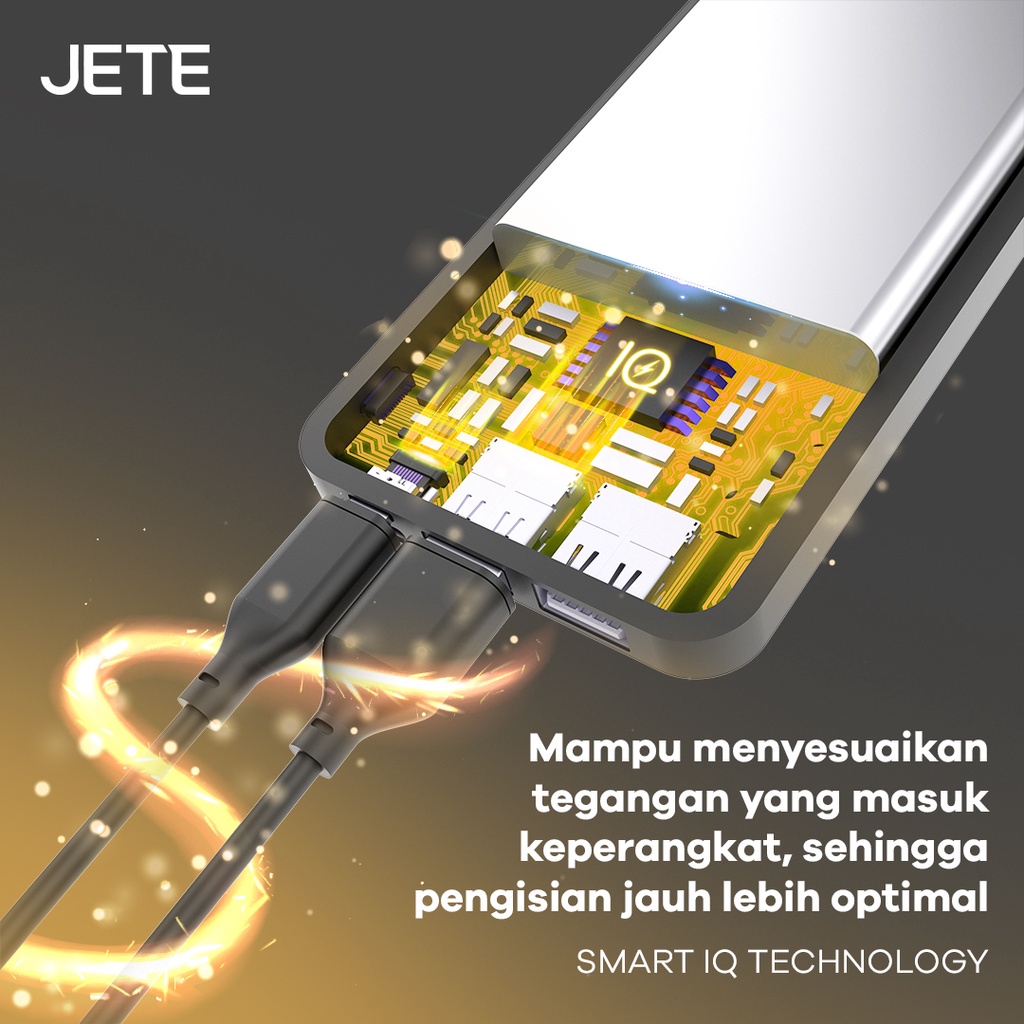 JETE C9 Powerbank 10000mAh 22,5W Fast Charging with Power Delivery PB - Garansi Resmi 2 Tahun