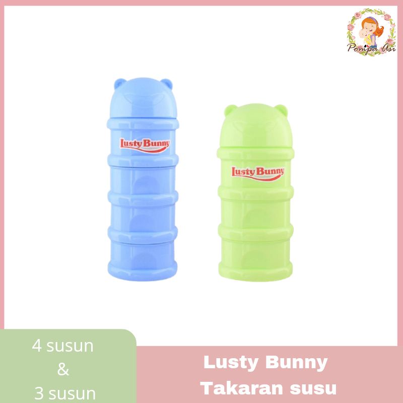 Milk Powder Case Lusty Bunny Perlengkapan Botol Tempat Susu Bayi Penyimpan Asi By Mallpompaasi