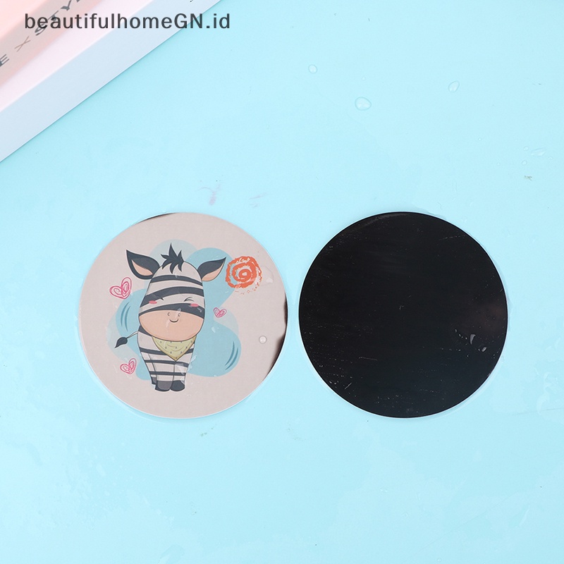 {Cantik} 1set Stiker Berubah Warna Thermochromic Toilet Sticker Urinal Training Stiker~