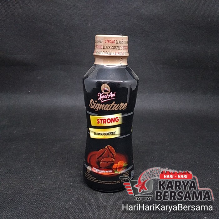 

MINUMAN KAPAL API SIGNATURE STRONG BLACK COFFEE GULA AREN 200ML