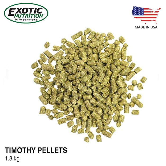 Exotic Nutrition Timothy Pellets 4lb - Makanan kelinci / Marmut 1.8Kg