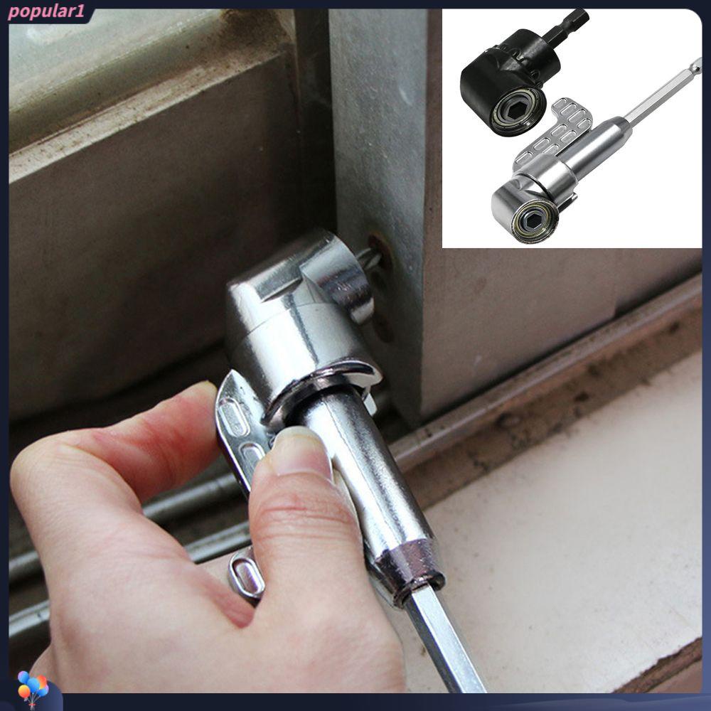 Populer Obeng Sudut 105derajat Aksesoris Angle Screwdriver Bor Listrik Extension Holder Adapter