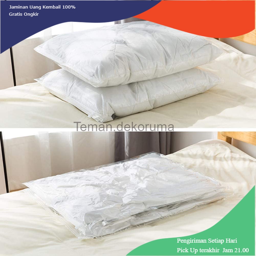 TD - DPR SHEN Plastik Vakum Baju Compression Bag Various Size 5 PCS with Pump - SH5