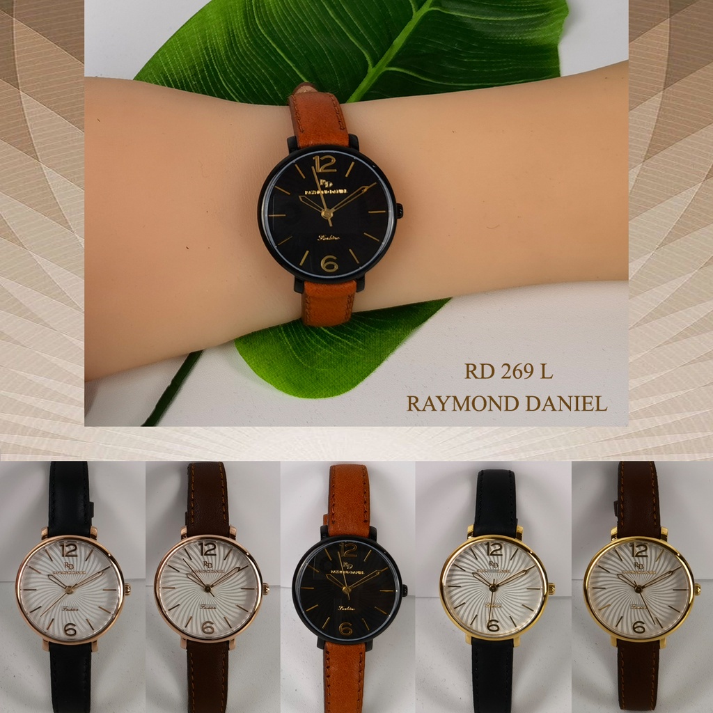RAYMOND DANIEL RD 269 Kulit Jam Tangan Wanita Original Garansi 1 Tahun