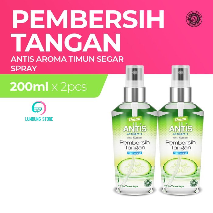 Antis Botol Spray Timun 2x200Ml