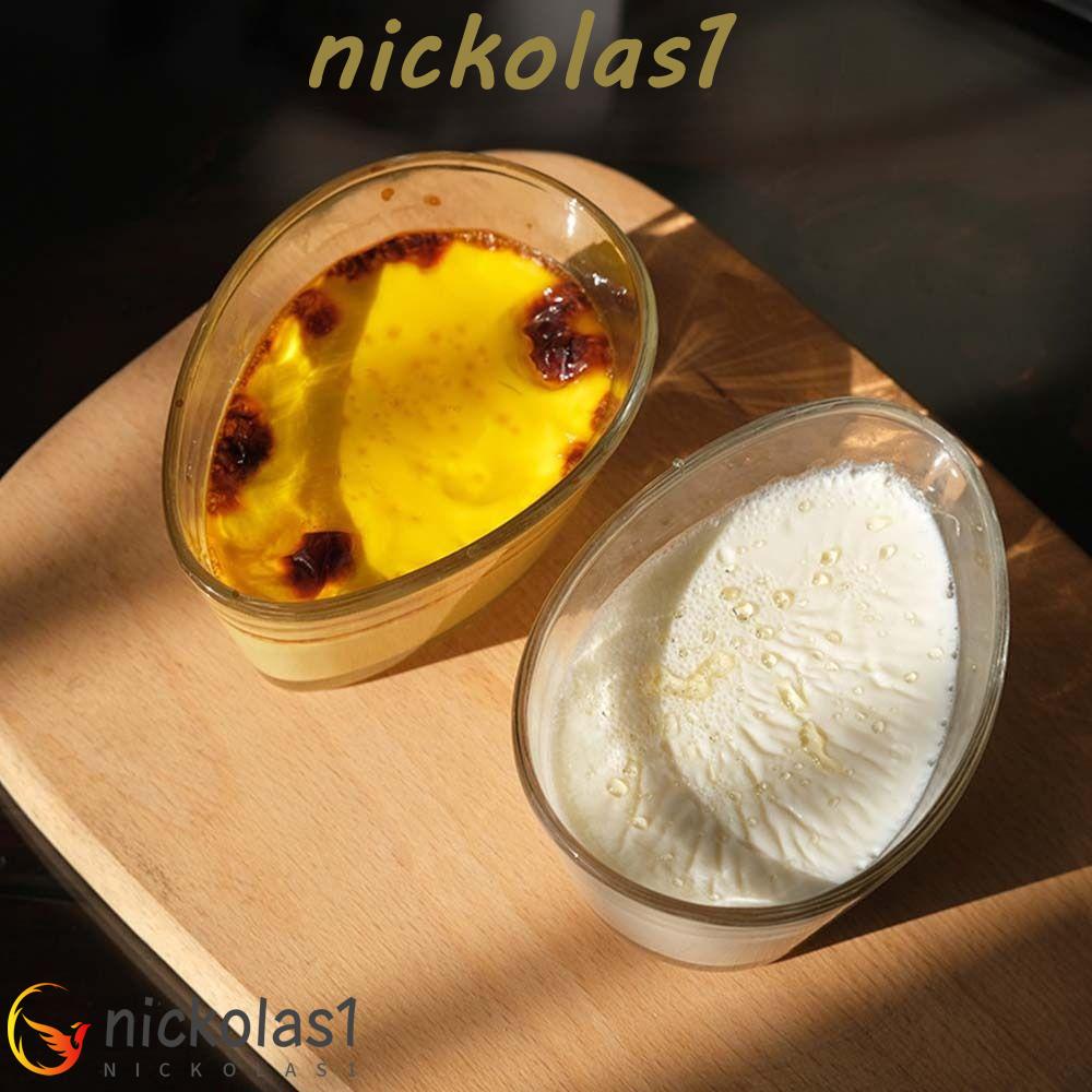 Nickolas1 Mangkok Telur Kukus Baja Karbon Tebal Puding Kue Rumah Tangga Egg Steamer