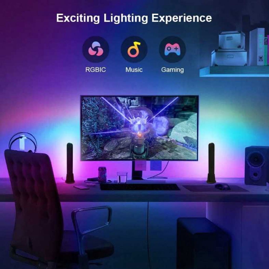 LiStar Lampu Smart LED RGB Atmosphere Light 10W 2 PCS - BS-PC30