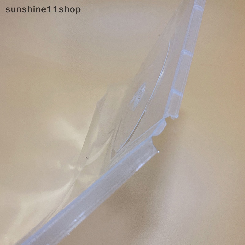 Sho Kotak CD Bawah Transparan Kosong CD Case Plastik PP Milky Transparan CD Case CD Case Kapasitas 1disk N