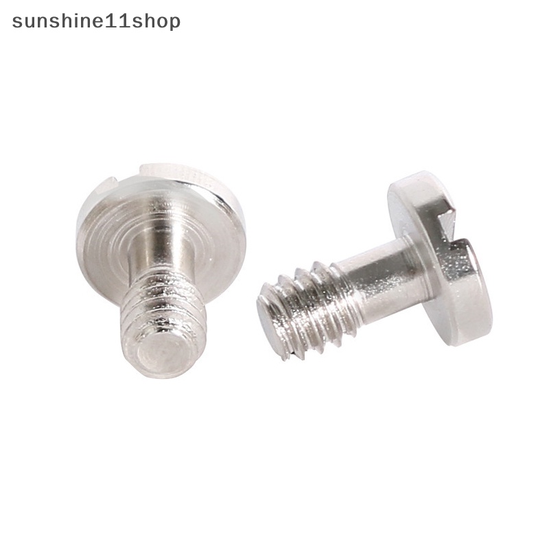 Sho Set Sekrup Kamera High Quality1/4 Inch Quick Release Plate Screw Aksesoris DSLR Tripod Mount Adapter Untuk Kamera DSLR Tripod N