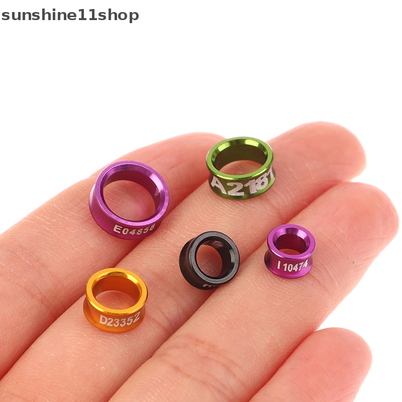 Sho 10Pcs Cincin Kaki Burung Nuri Merpati Kaki Cincin Burung Beo Makan Identifikasi N