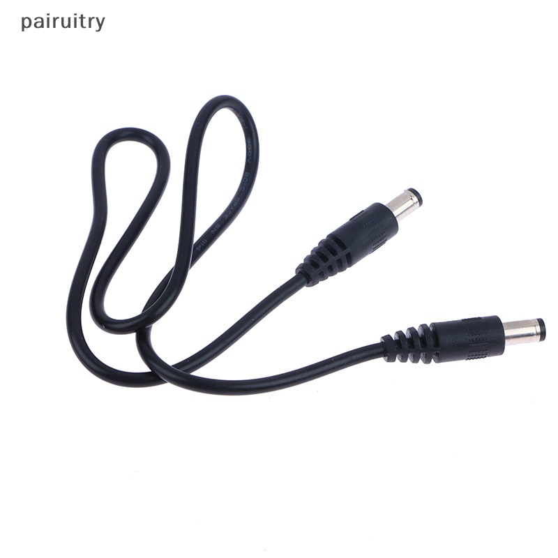 Prt Colokan Listrik DC 5.5 x 2.1mm Male To 5.5 x 2.1mm Male Kabel Konektor Adaptor CCTV 12V 10A Kabel Power Extension 0.5m PRT