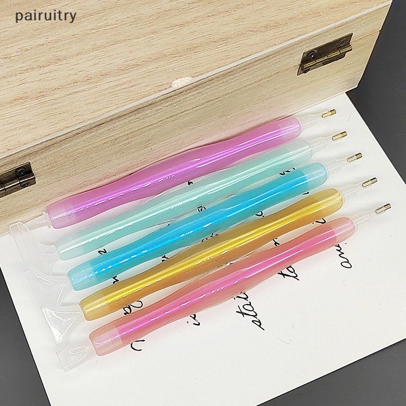 Prt 2 /17PCS Resin Streamer Bor Pen 5D DIY Diamond Point Drill Pen Pager Alat Dengan Multi-placer Pengganti Pen Kepala Aksesoris PRT