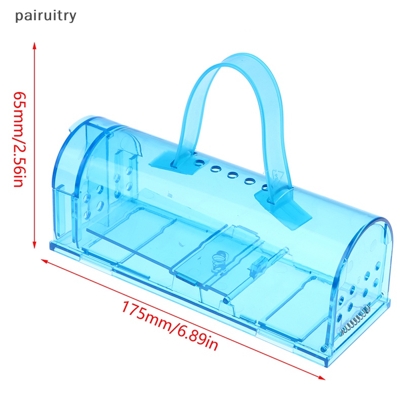 Prt Smart Self-locking Mouse Trap Safe Firm Transparan Rumah Tangga Penangkap Tikus PRT