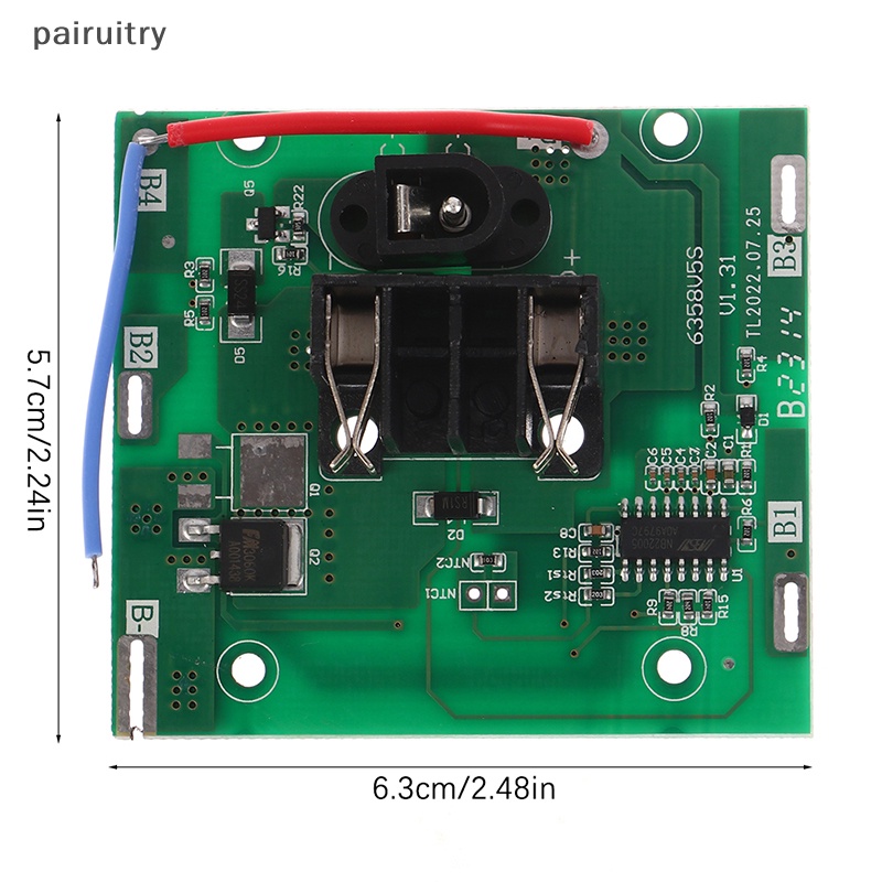 Prt 21v Bms 5s 20A Listrik Angle Grinder 3.7V Li Ion Perlindungan Papan PCB Bor Aksesoris PRT