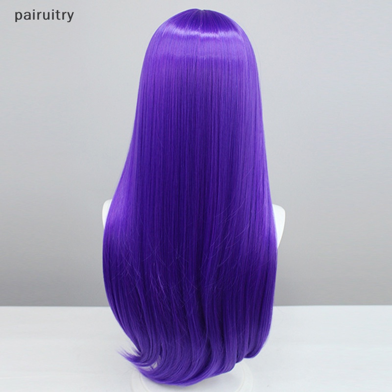 Prt 1Pc Wig Cosplay Anime Oshi No Ko Ai Hoshino Panjang 80cm Ungu Heat Resist PRT