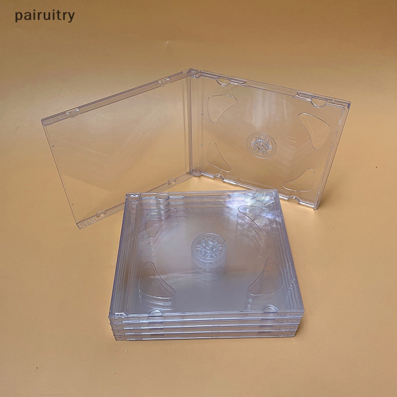 Prt Kotak CD Bawah Transparan Kosong CD Case Plastik PP Milky Transparan CD Case CD Case Kapasitas 2disk PRT