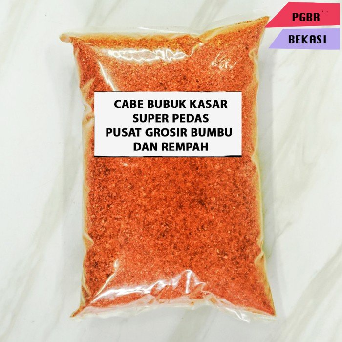CHILLI FLAKES GRANULE 1 KG  / Cabai Bubuk Kasar Super Pedas  ORGANIC Chili Granule Super Pedas / Cab