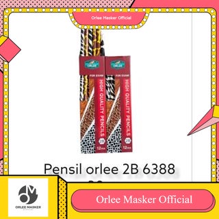 PENSIL 2B 1 lusin (isi 12 pcs) ORLEE COMPUTER MOTIF ANIMALS ZOO