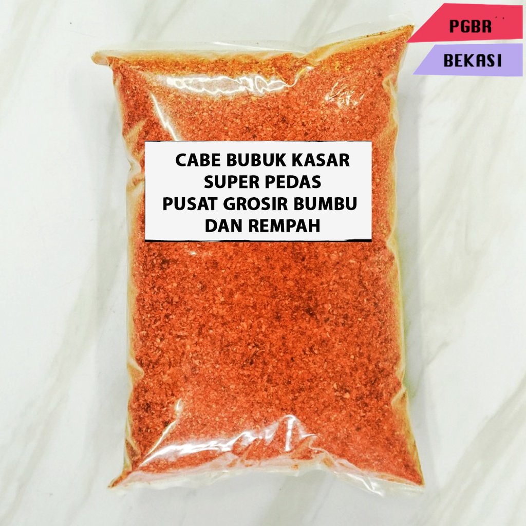 Chili Granule 100 gr / Cabe Bubuk kasar Super Pedas 100 gr / ORGANIC Chili Granule Super Pedas / Cab