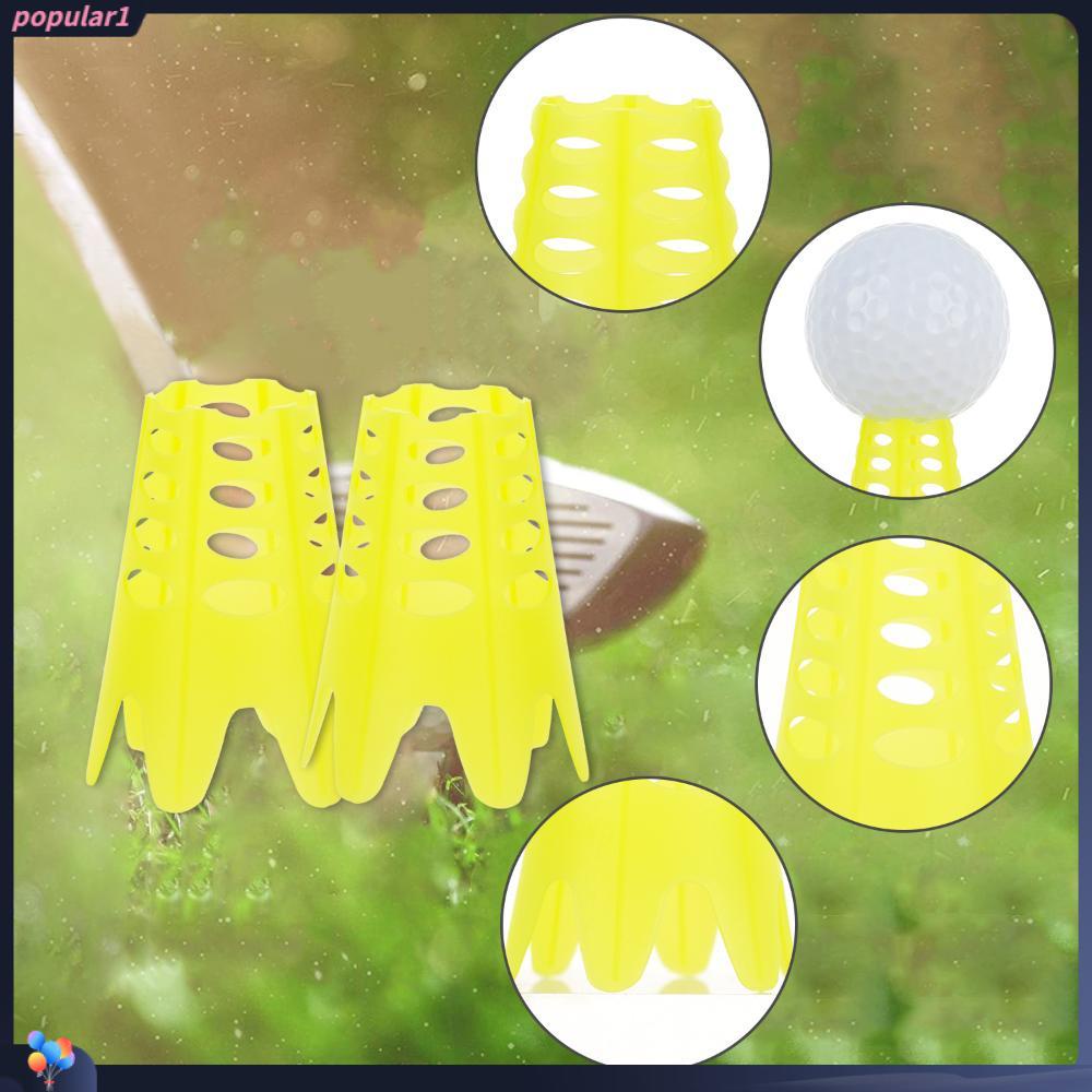 Populer 15pcs Matras Golf Tees Pengganti Pria Wanita Training