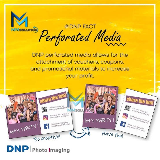 Kertas DNP Perforated Media 4x6in