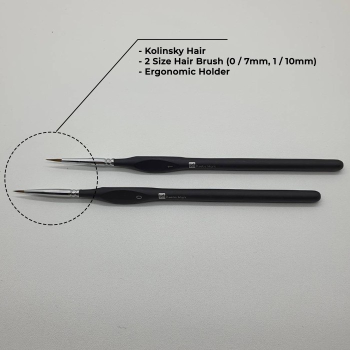 

KeebsMark Kolinsky Brush / Kuas Lube Lubing Switch Keyboard