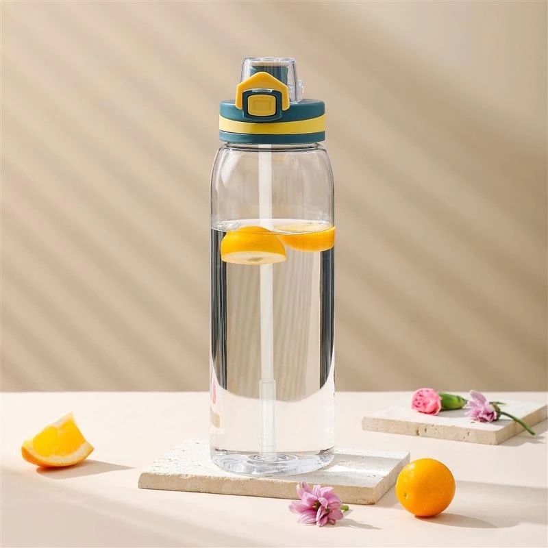 Sedotan Plastik Silikon Lembut Rumah Tangga/Sedotan Pengganti Botol Air Cuttable/Reusable Water Bottle Straw with Straw Brush/Universal Untuk 220mm 275mm 320mm Big Belly Cup