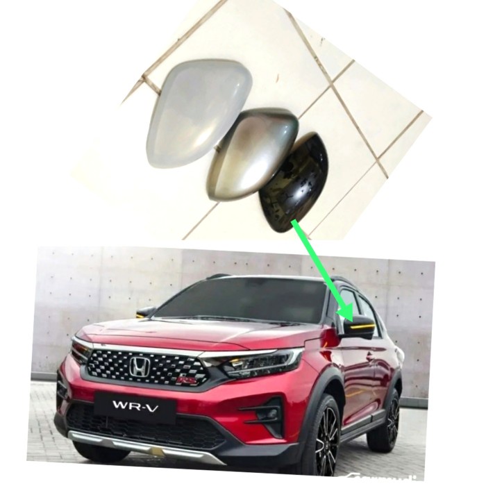 cover spion bagian atas honda WR-V 2023 harga 1 pcs part ori - biru langit, kiri