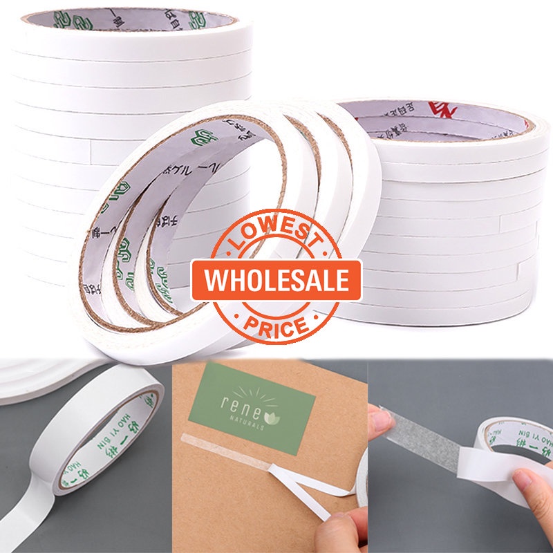 [Harga Grosir] Pita Dua Sisi Lebar 5-30mm/selotip Kertas Handmade Siswa Viskositas Tinggi/Anak Tk DIY Bahan Pengikat Tempel Tetap/Alat Tulis Kantor Sekolah