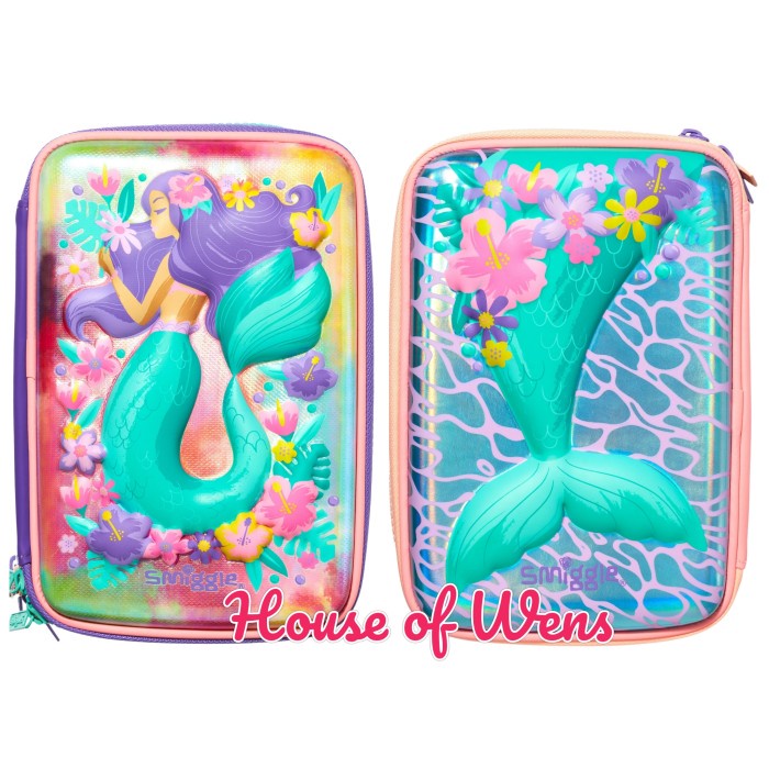 

SMIGGLE FANCY TRIPLE HARDTOP PENCIL CASE ORIGINAL - TEMPAT PENSIL