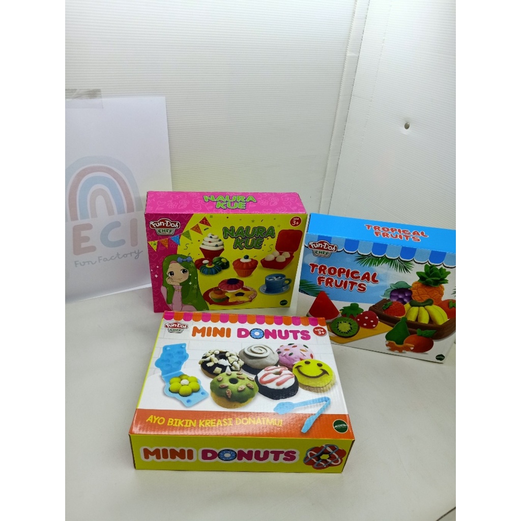 FUN DOH CHEF CRATIONS REG// MAINAN FUN DOH// FUN DOH SET