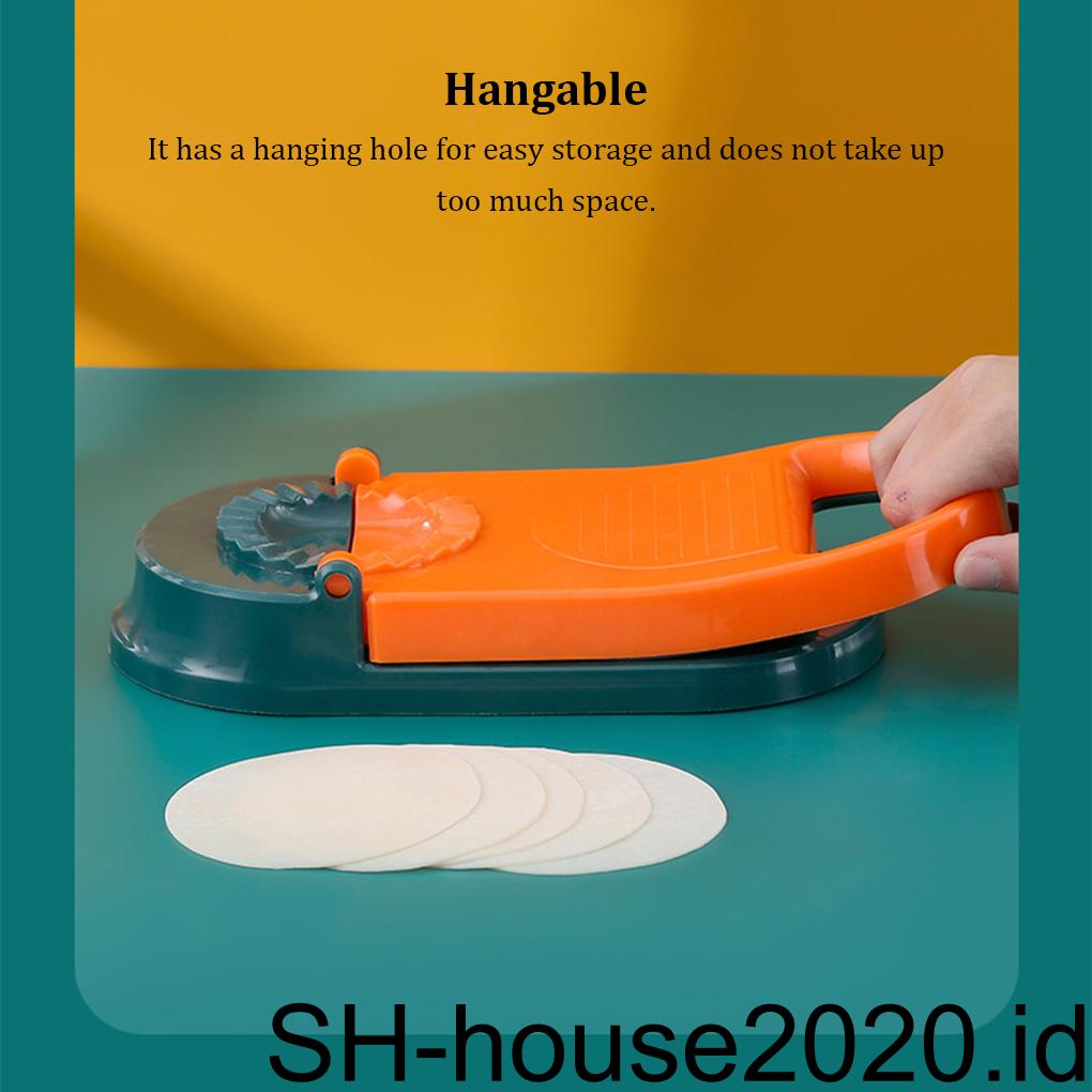 2in1 Dumpling Maker Alat Pembuat Pangsit Adonan Portable Penekan Kulit Molder Dapur Gadget Aksesoris Baking Pastry Tools