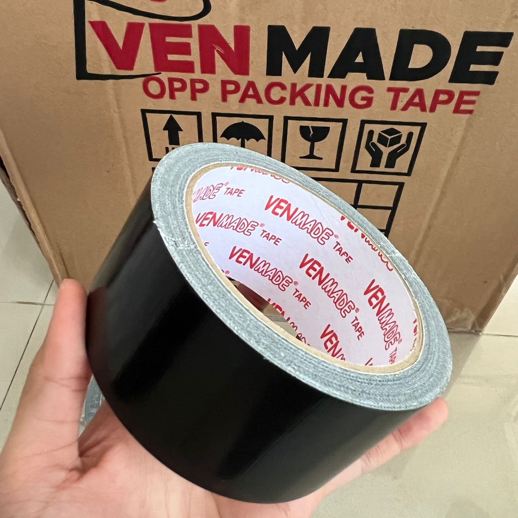 

Lakban Kain Hitam 48 MM x 11 Meter MERK VENMADE