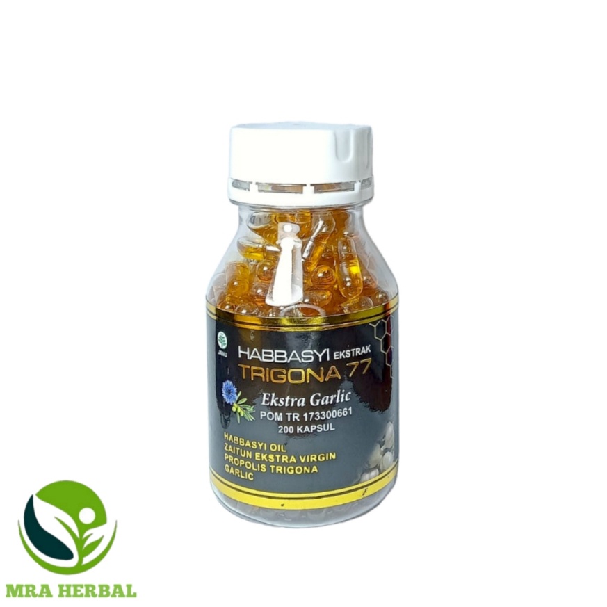 Habbasyi Ekstrak Trigona 77 Ekstra Garlic | Trigona 77 200 Kapsul