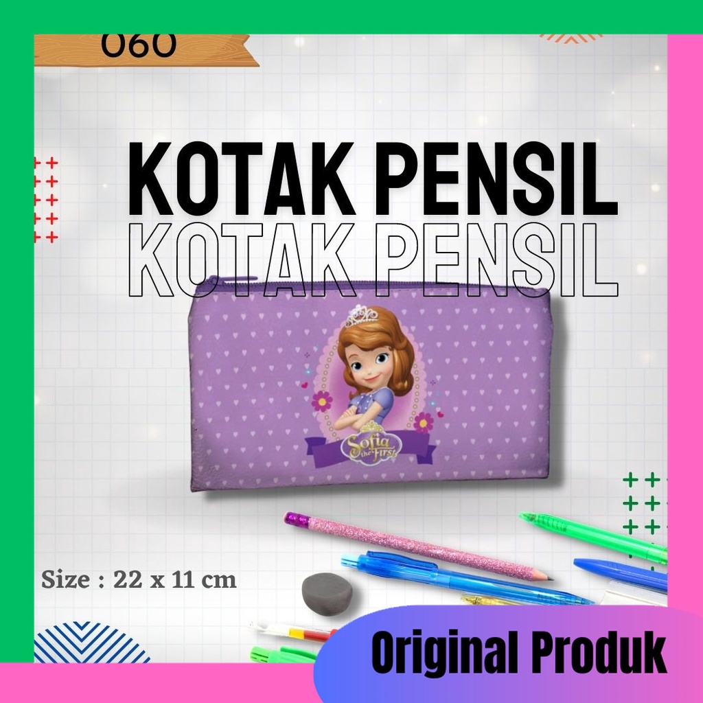 

Tempat Pensil, Kotak Pensil 060 gambar Sofia The First Serbaguna Murah Dan Kualitas Terjamin , Original Produk Bahan Tebal