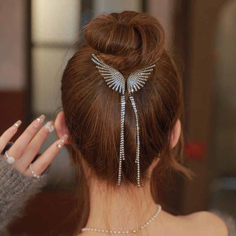 Jepit Rambut Korea Premium Jedai Fashion Wanita ELegan Mode Angel Mutiara Kristal High Qualtiy Impor