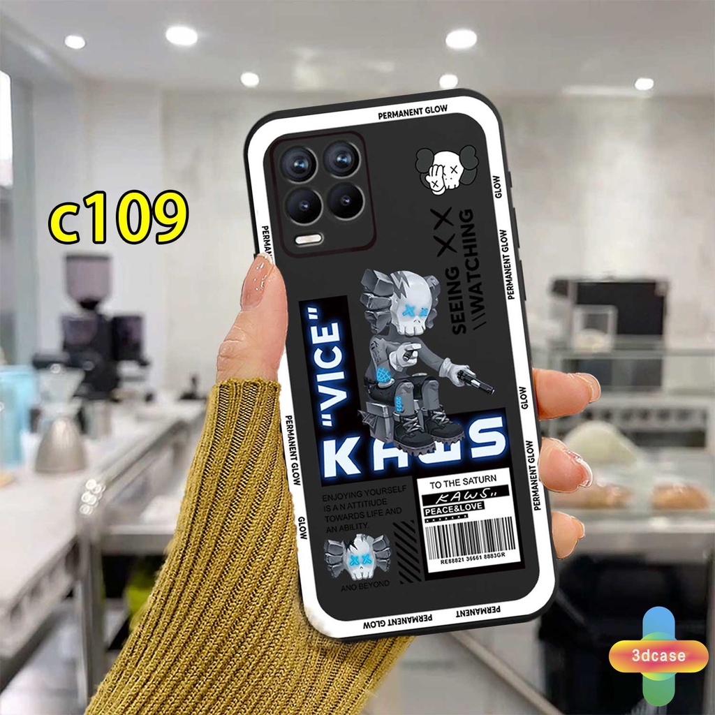 Case Realme C21Y C31 C35 C11 2021 C15 C21 C25 C20 C3 C12 C2 C25S 5S 5 5S 5i C17 7i C1 C25Y C2 C3i 6i C20A Narzo 20 10 10A 20A 30A A7 A5S A15 A16 Y12 Y20 Y15S Y21 A03 A12 Ins KAWS Dunk Full Cover