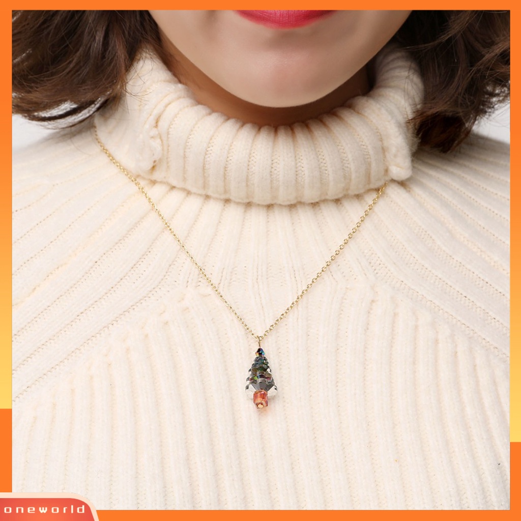 [WOD] Anting Menjuntai Nordic Pengerjaan Halus Bergaya Pohon Natal Kait Anting Kalung Untuk Gadis