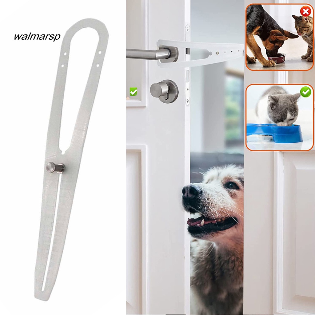 Walmarsp Grendel Pintu Kucing Fleksibel Adjustable Cat Door Alternatif Untuk Menjaga Anjing Keluar Kotak Kotoran Kucing Dan Makanan Perlengkapan Rumah Tangga