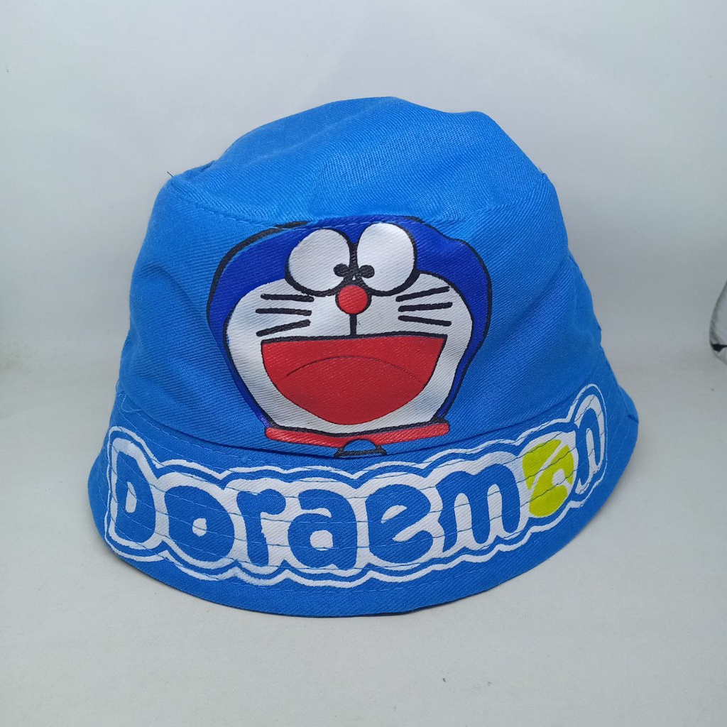 Topi Bucket Anak Sablon Karakter Kartun Snoopy | Bucket Anak Batman | Bucket Anak Doraemon