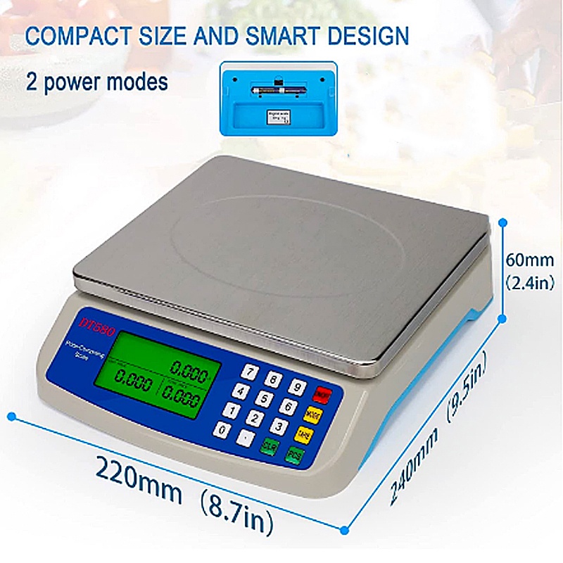 Timbangan Buah 30kg /Digital Computing Scale/Timbangan digital/Electronic scale for fruits, meat and vegetables Timbangan elektronik/Serbaguna _40 KG