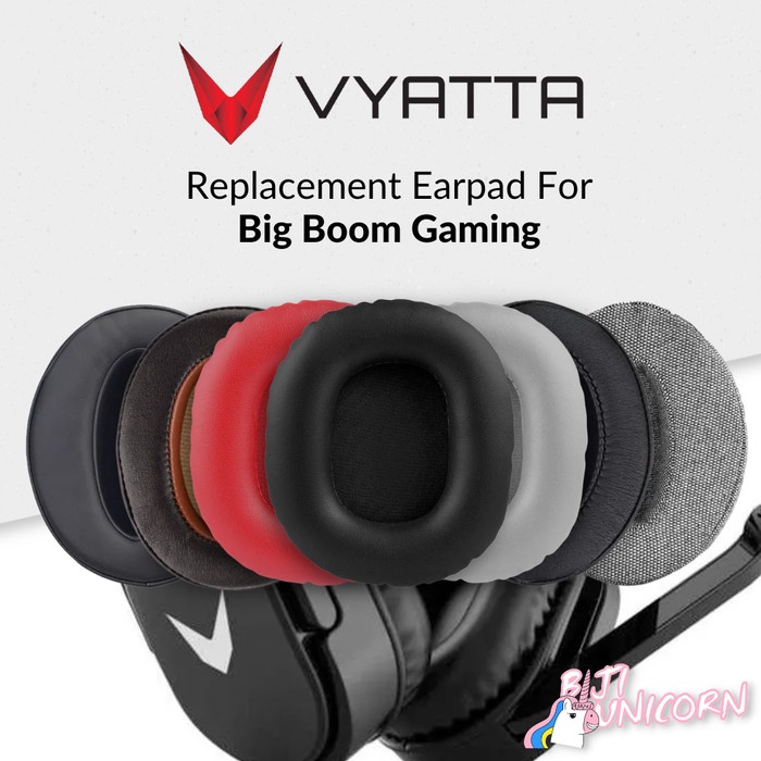 Earpad Earcup Cushion Vyatta Big Boom Gaming Bantalan Busa Foam Pad