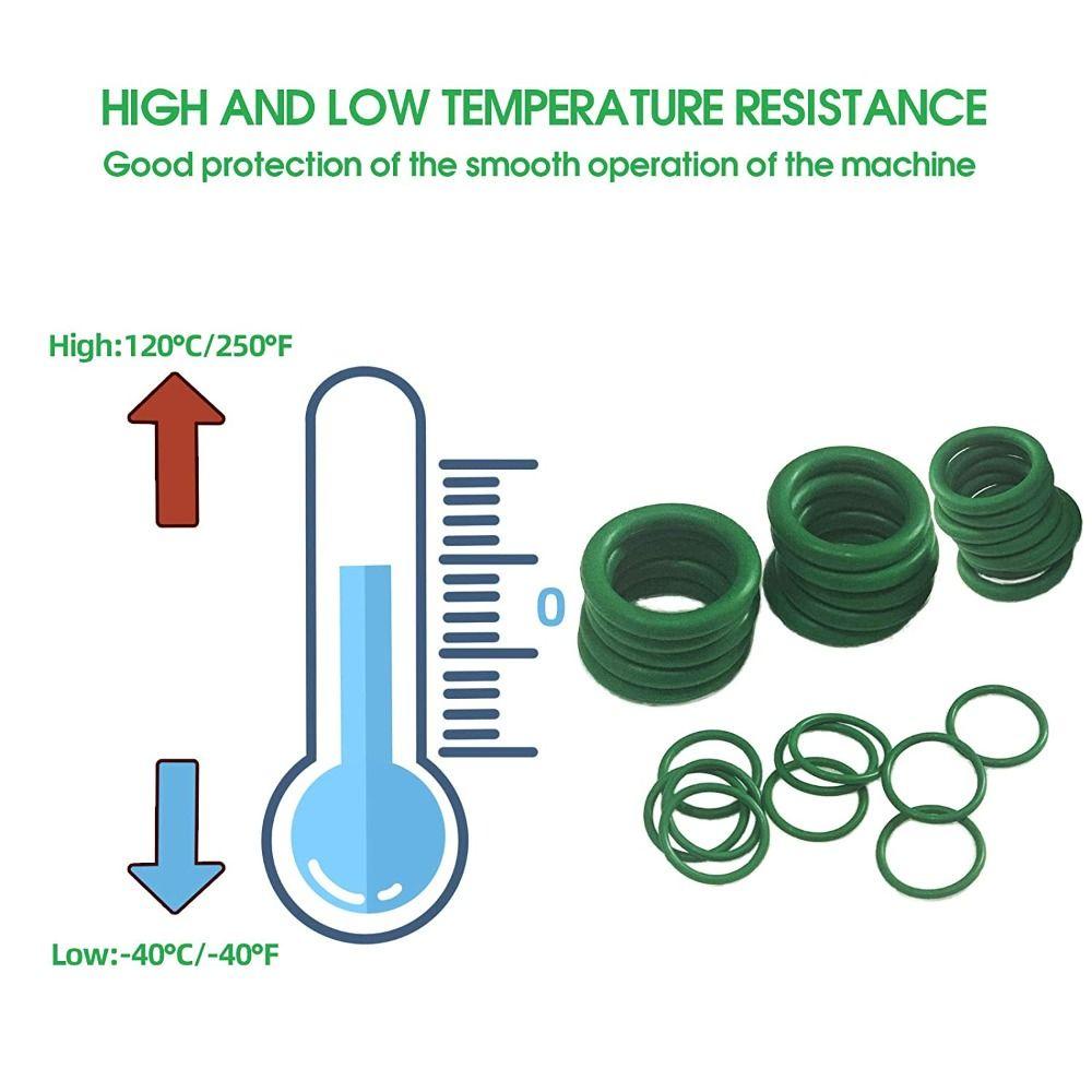 TOP 270pcs Karet O Ring Kit Ledeng, Sambungan Udara Atau Gas Karet Nitrile Sealing Gasket O-Ring Aneka Set